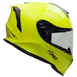 RO5019 Kinder Motorradhelm in Neongelb GRÖSSE S-L