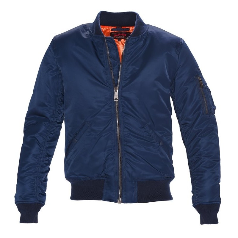 Herren Nylon Flight Jacket NAVY