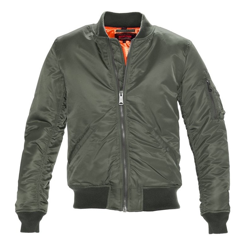 Herren Nylon Flight Jacket SAGE