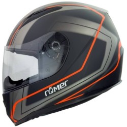 RO201705 Integralhelm in Schwarz Orange