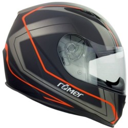 RO201705 Integralhelm in Schwarz Orange