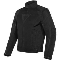 Dainese AIR CRONO 2 TEX Motorradjacke aus schwarzem perforiertem Stoff