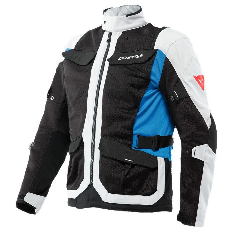 Dainese DESERT Ice Grey Black Performance Sommer-Motorradjacke