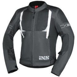 Sport Ixs Trigonis-Air Grau Weiß Motorradjacke