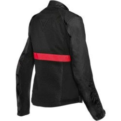 Frauen Motorradjacke aus Dainese RIBELLE AIR Lady Black Red Stoff