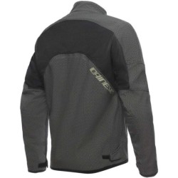 Dainese IGNITE AIR TEX Perforierte Motorradjacke Auxetica Black Weihrauch