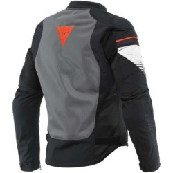 Dainese AIR FAST TEX Sommer Motorradjacke Schwarz Grau Weiß