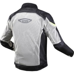 Sommer Motorradjacke Ls2 Airy CE Perforiert Schwarz Grau Gelb