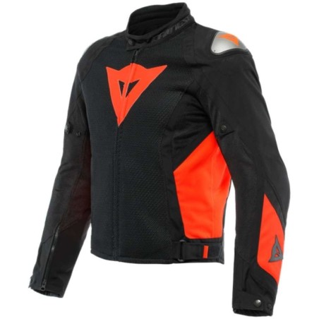 Dainese ENERGYCA AIR Sommer Sport Motorradjacke Schwarz Rot Fluo