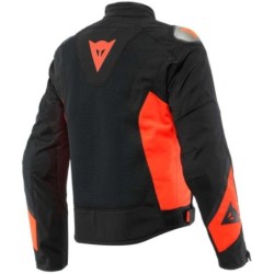 Dainese ENERGYCA AIR Sommer Sport Motorradjacke Schwarz Rot Fluo