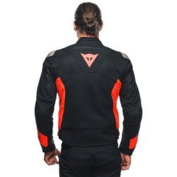 Dainese ENERGYCA AIR Sommer Sport Motorradjacke Schwarz Rot Fluo