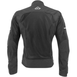 Acerbis Ramsey Vented CE Schwarz perforierte Sommer-Motorradjacke