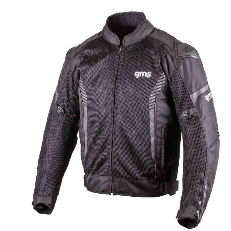 Gms SAMU Mesh Schwarz Sommer Motorradjacke