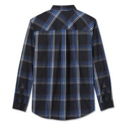 HD Herren THE BAGGER LONG SLEEVE SHIRT mit SCHWARZ PLAID