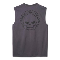 HD Männer WILLIE G SKULL MUSCLE TEE mit SCHWARZEN PEARL