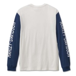 HD Männer 1 RACING LANG SLEEVE TEE 99090-24VM