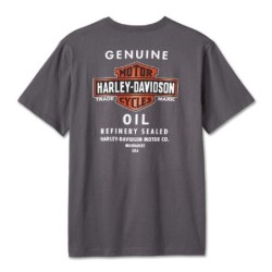 HD Herren OIL CAN TEE BLACKENED PEARL 99088-24VM