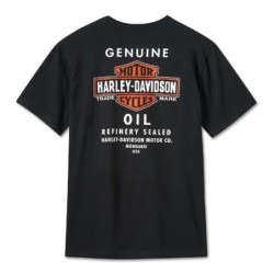 HD Herren OIL CAN TEE BLACK BEAUTY 99087-24VM