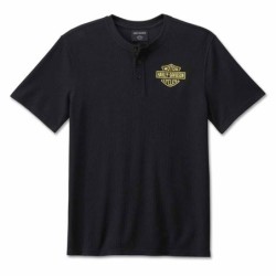 HD MÄNNER BAR FÜR SHIELD RACING SHORT SLEEVE HENLEY