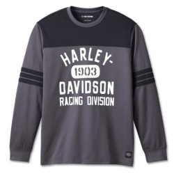 HD Herren RACING JERSEY BLACKENED PEARL 96544-23VM