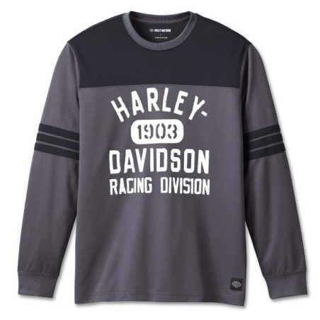 HD Herren RACING JERSEY BLACKENED PEARL 96544-23VM