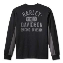 HD Männer RACING BAR SHIELD TEE 96584-23VM