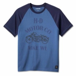 HD Herren VINTAGE SPIRIT RAGLAN TEE 96559-23VM