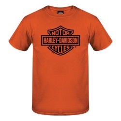 HD Männer BAR SHIELD DEALER TEE ORANGE