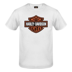 HD Männer BAR SHIELD DEALER TEE WEISS