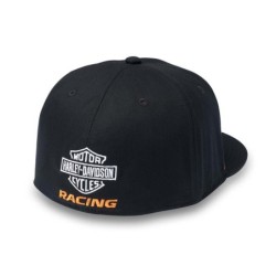 HD FITTED RACING CAP HARLEY BLACK