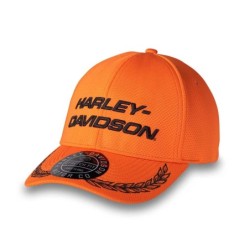 HD START IHRE MOTOREN STRETCH-FIT BASEBALL CAP ORANGE