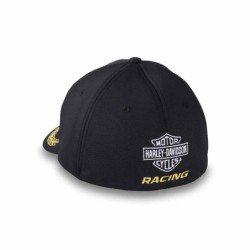 HD START IHRE MOTOREN STRETCH-FIT BASEBALL CAP BLACK