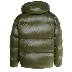 Schott NYC und Nylon Daunen gefüllte Puffer Jacke