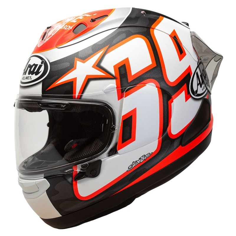 Arai RX 7V Evo Hayden Reset Schwarz/Weiß Auf Lager