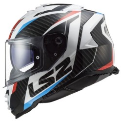 LS2 Storm 2 FF800 Racer Rot/Weiß/Schwarz Auf Lager S-XXL