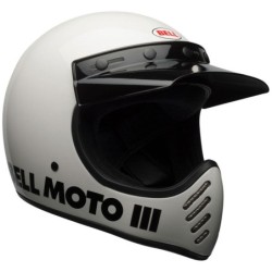 Bell Moto 3 Classic Weiß Auf Lager XS-XL