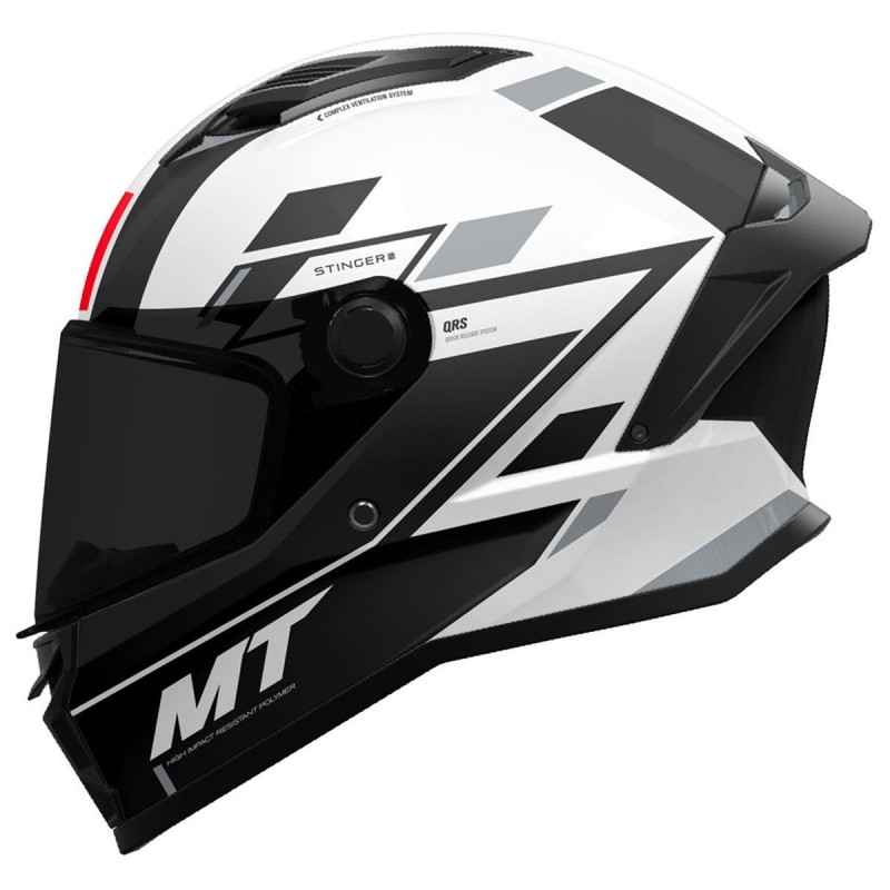 MT Stinger 2 Zivze Gloss White mit Schwarz Auf Lager XS-XL