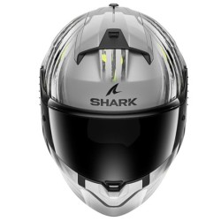 Shark Ridill 2 Assya Silber mit Anthrazit und Gelb Auf Lager XS-XXL