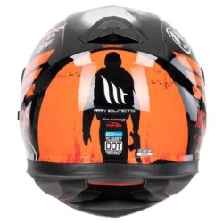 MT Thunder 3 SV Sniper Gloss Schwarz/Orange Auf Lager XS-L