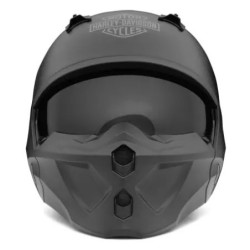 HD Gargoyle Helm X07 2-in-1 satin schwarz 98154-22EX