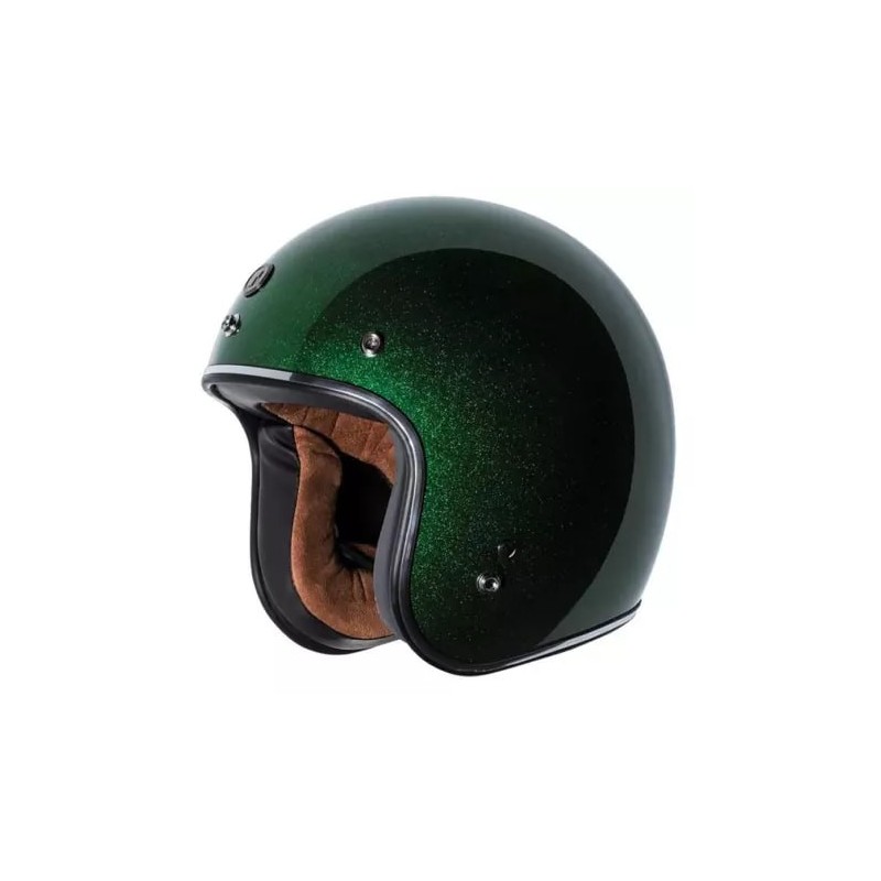 Torc T-50 3 4 Open Face Helm ECE Limecycle Grün Mega Flake 91-7936V