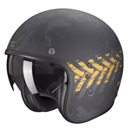 Scorpion Belfast Evo Helm Nevada grau matt/gold 78-427-254V