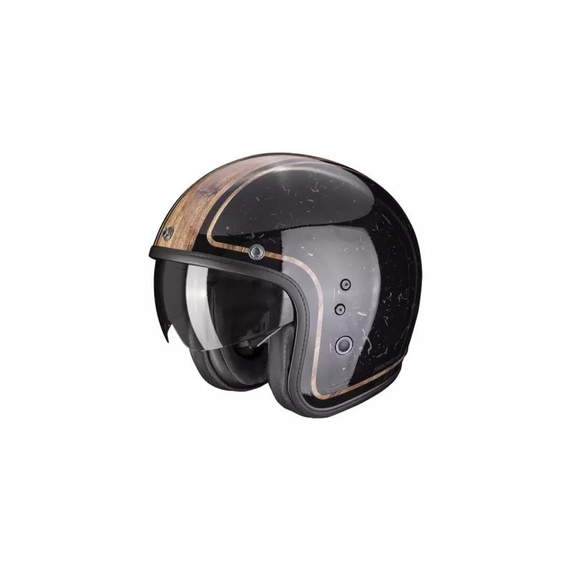 Scorpion Belfast Evo Helm Retrol schwarz/braun 78-372-145V