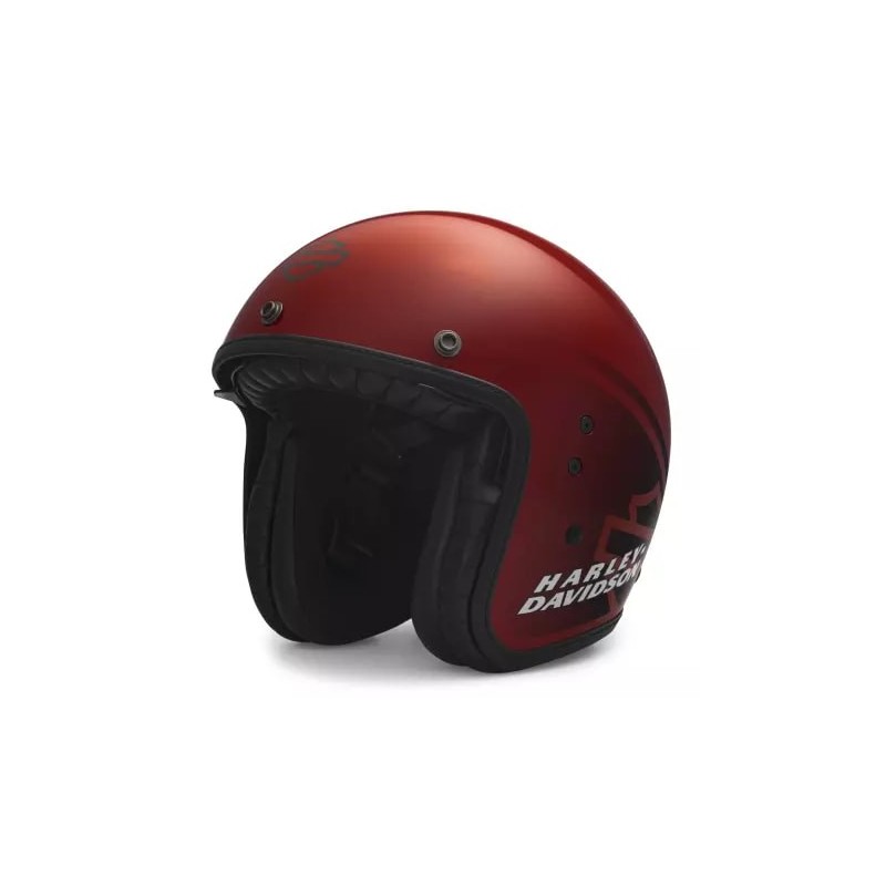 HD Jethelm Metropolitan X14 Gloss Redline Rot