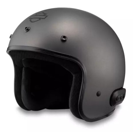 HD Helm N04 Fury 3/4 ECE matt silber grau 98010-23EX