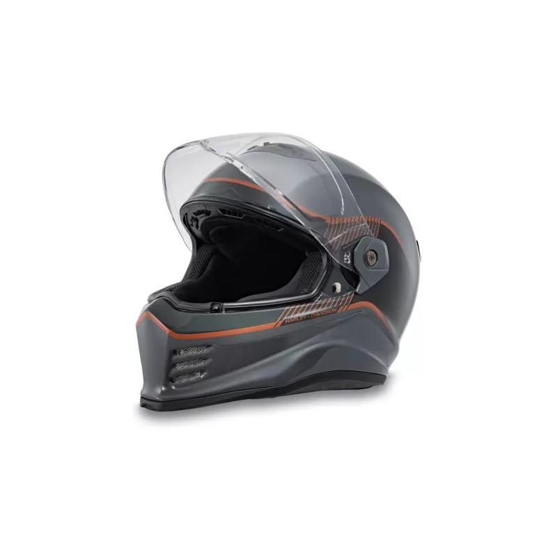 HD Integralhelm Division X15 Sonnenschutz grau/orange 98117-24VX