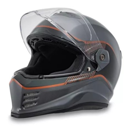 HD Integralhelm Division X15 Sonnenschutz grau/orange 98117-24VX