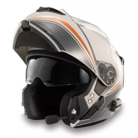 HD Modular Helm N03 Outrush-R Bluetooth dunkel platin 98162-24EX