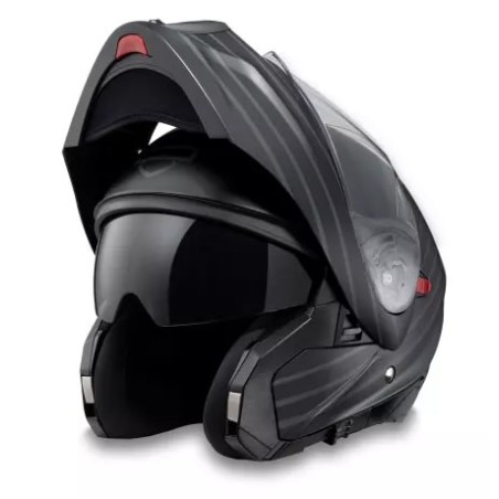 HD Modular Helm Evo X17 Sonnenschutz matt schwarz/grau 98157-24VX