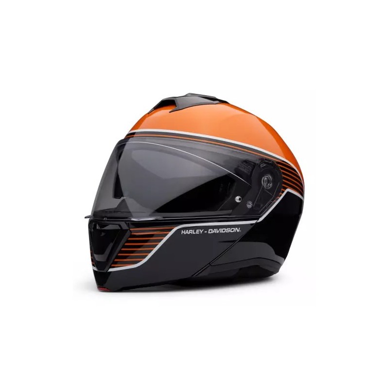 HD Modular Helm Capstone Sun Shield II H31 schwarz/orange 98161-24VX